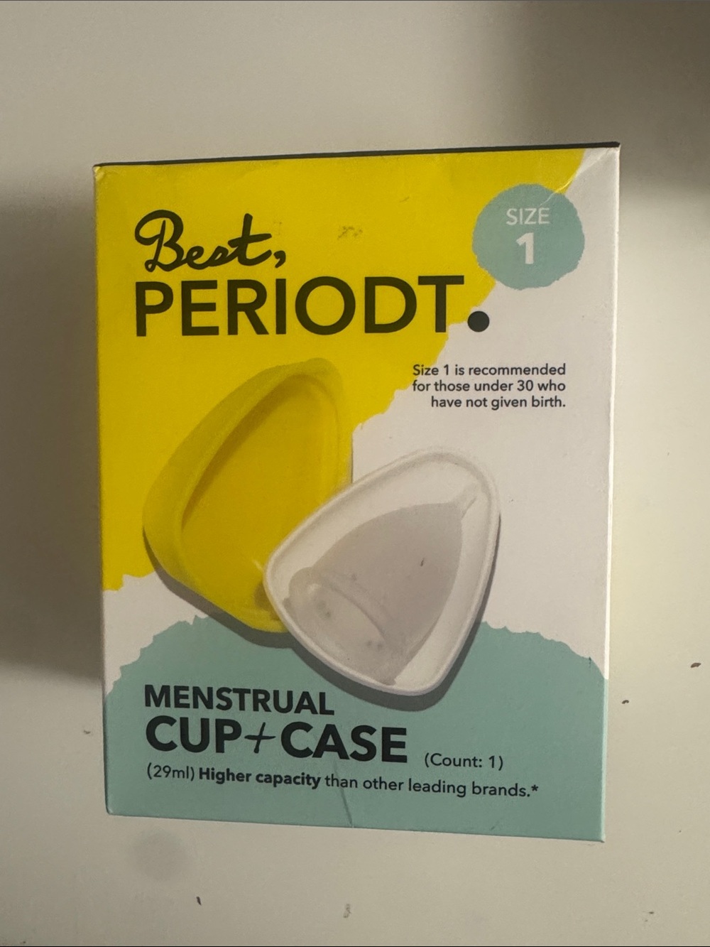 Menstrual Cup + case Packaging